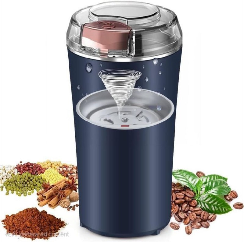 FW 4-Blade Electric Coffee & Spice Grinder – Stainless Steel